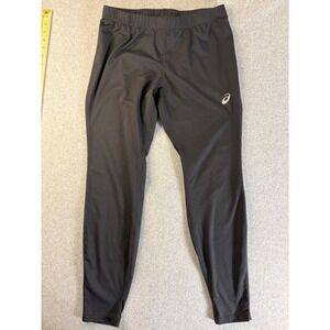 ASICS Mens Black Performance Tights XL ML2579 Athletic Leggings Zip Pocket‎